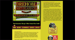 Desktop Screenshot of drehoblartglass.com